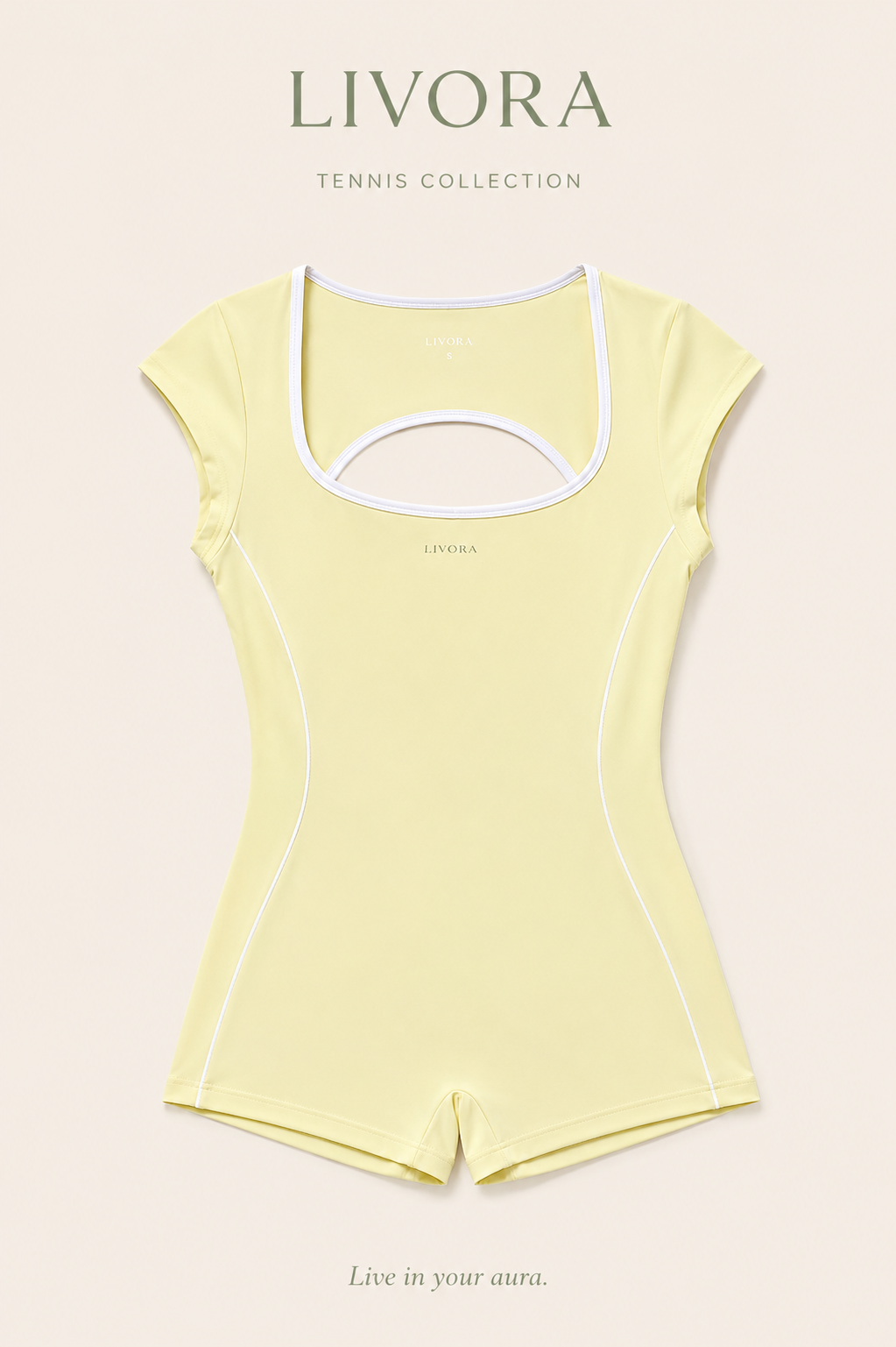 Sculpt Romper β Short Sleeve Contour Fit Activewear