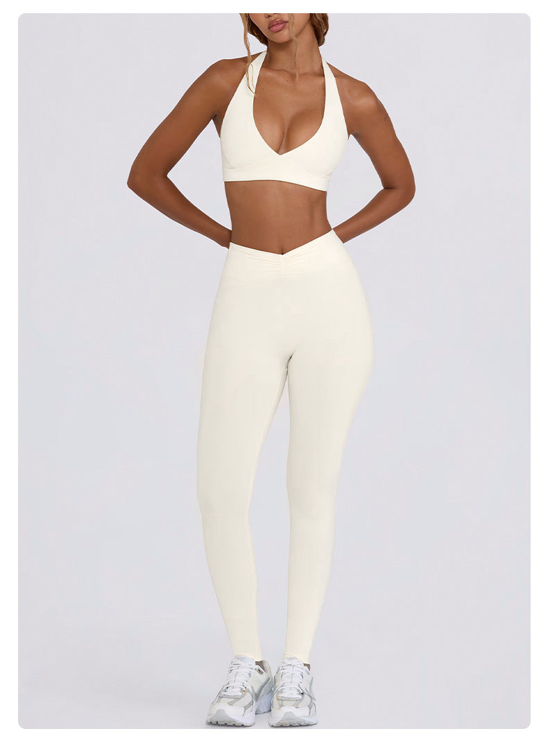 LIVORA SculptFit Active Set – High-Waist Leggings & Shorts 2-Piece (Multi-Color)